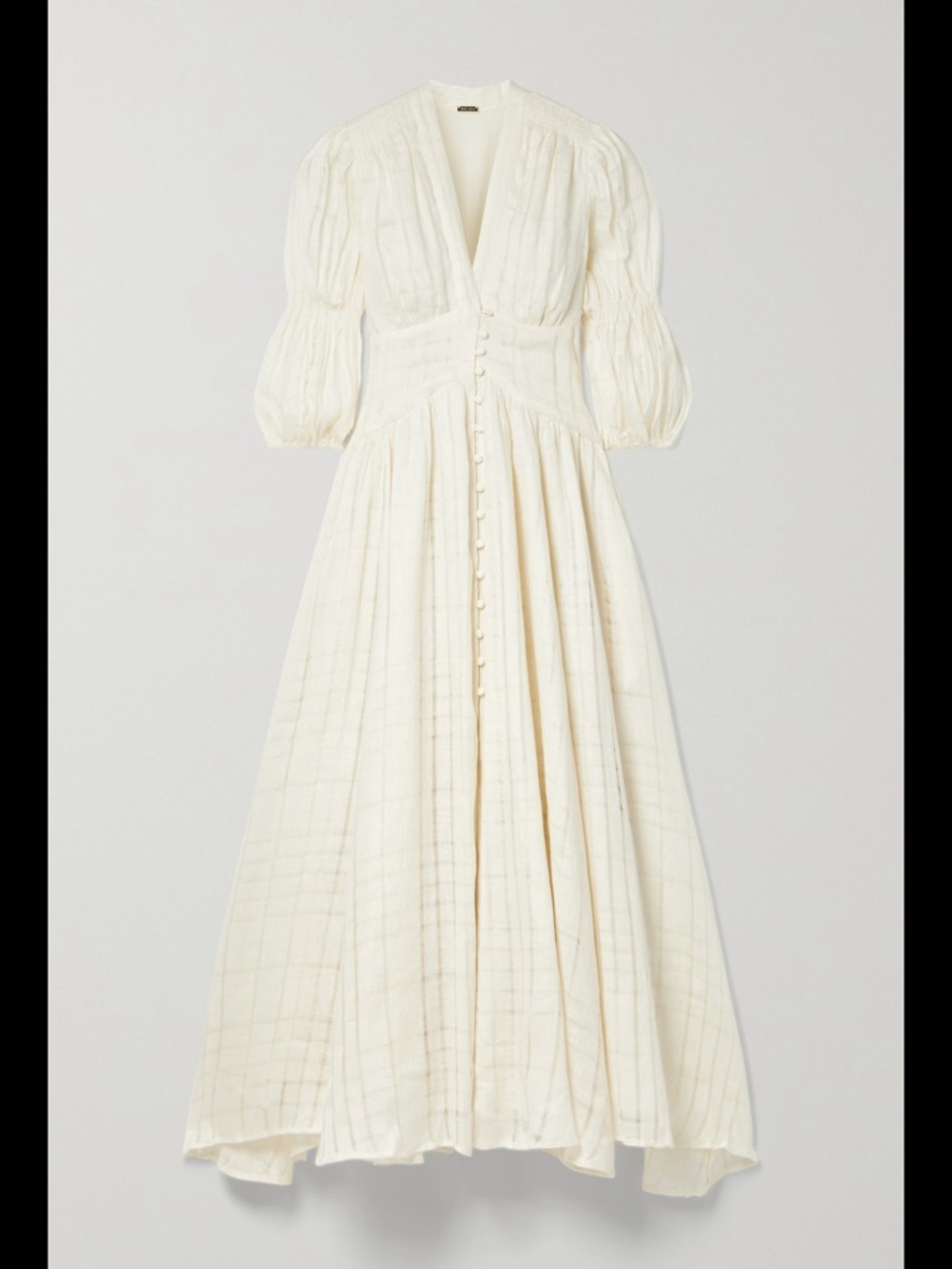 Cult Gaia Willow Linen Maxi dress